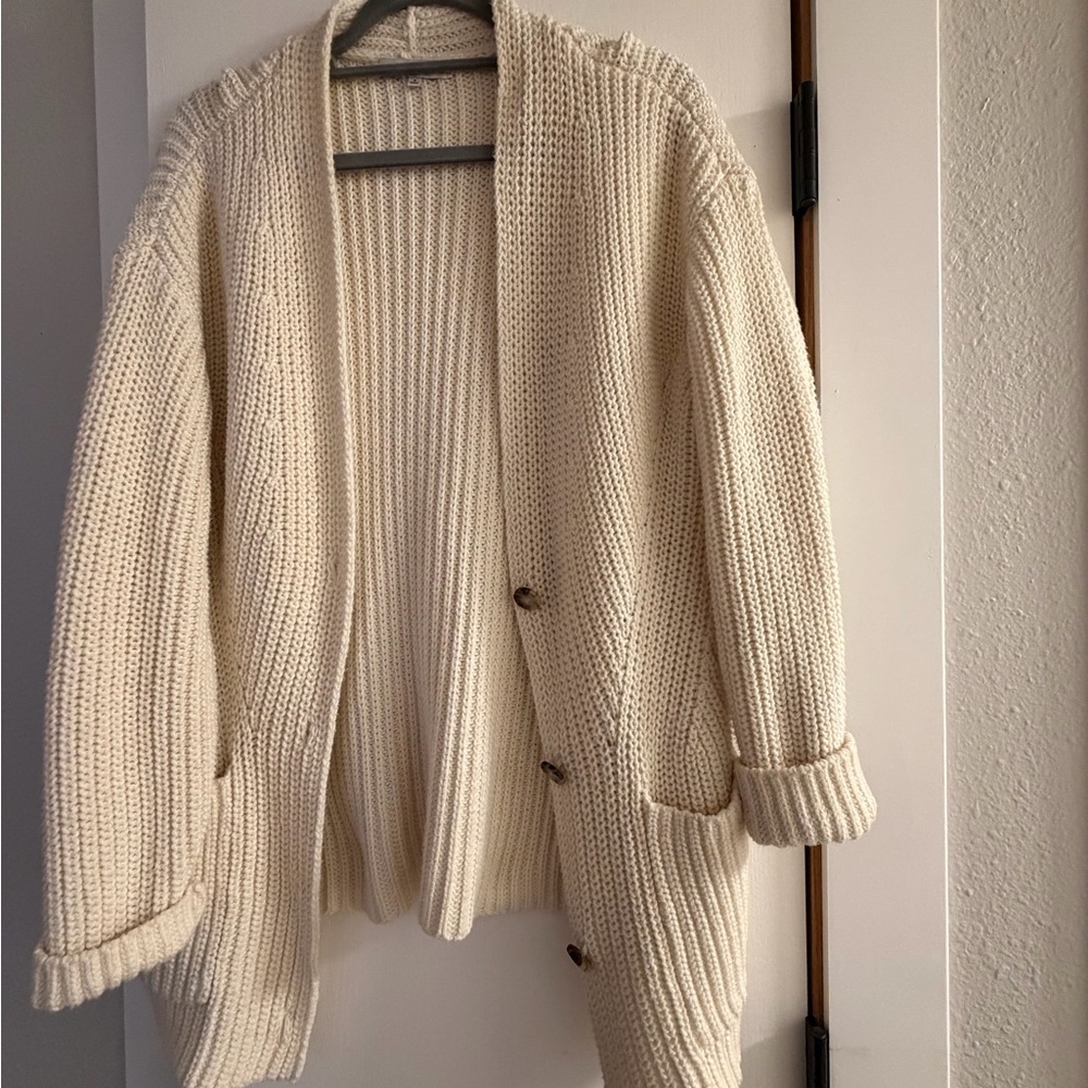 Madewell Cream Knit Cardigan